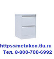 Металлический картотечный шкаф шк-2 (2 замка)